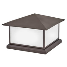 Hinkley Walter Large Pier Mount Lantern, Low Voltage Textured Oil Rubbed Bronze