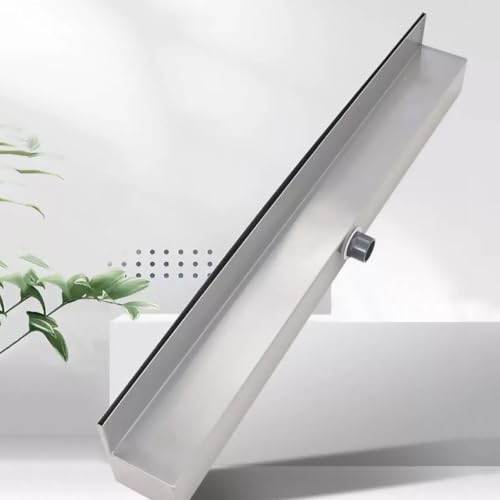 Aenmezen 60cm Overflow Pool Fountain Outlet, Stainless Steel Fountain Spout