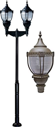 DABMAR LIGHTING INC GM8064-BZ Fixture,Acorn,8064,BZ,2,Dark Top
