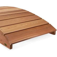 All Things Cedar Wooden Bridge, Outdoor Garden Pond Walkway, Natural, 6 Ft