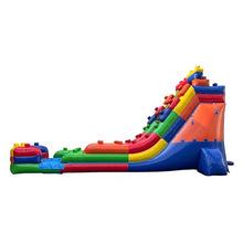 TentandTable 18FT Commercial Inflatable Water Slide & Blower Building Block