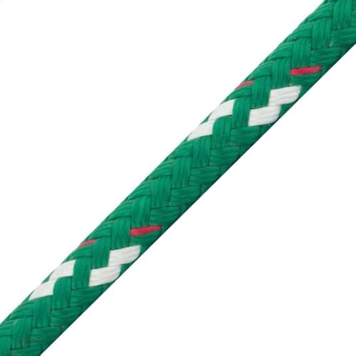 New England Ropes 5/16in Sta-Set Solid Green 600ft Spool