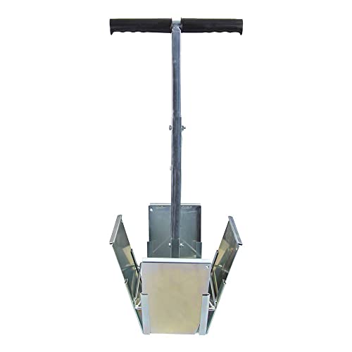Underhill TTD Doctor Lawn Repair Turf Cutting Grass Plug Tool Transplanting Aerator Cut and Refit, Aluminum Square 6 Inch TTD-6