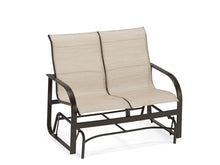 Winston Key West Sling Glider Loveseat Java/Oyster Pearl