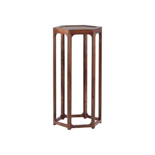 LUYOUBOZHU Vase Stand Houseplant Flower Pot Holder, Walnut Wood Garden Plant Riser for Home Office Decoration