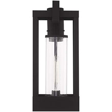 Livex Lighting 20996-04 Delancey - 18.88" One Light Outdoor Post Top Lantern, Black Finish with Clear Glass
