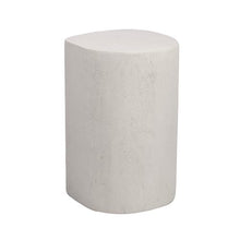 Night Dove Designs End Table, Perch - Oval/Grey, 17" x 18" x 13"