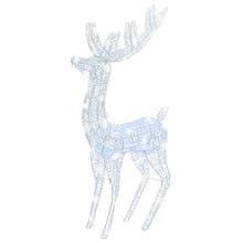 BUKSCYJS Acrylic Christmas Reindeers,Garden Decoration,Outdoor Dress Up for Outdoor Yard Lawn Garden Party,Christmas,Party,Valentine's Day 250 Led 3 Pcs 70.9" Cold White