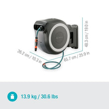 Gardena Rollup Wall Hose Box XL 35 m, Turquoise, Black, Grey, Orange, White