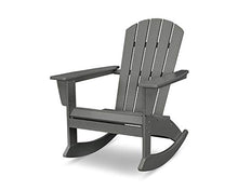 POLYWOOD® Nautical Adirondack Rocking Chair in Slate Grey