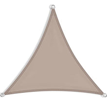GJZDPMY UV Protection Waterproof Shade Sail 7x7m - Durable Sun Shelter Canopy with Fixing Kit for Garden Terrace Camping - Taupe Outdoor Umbrella Cover