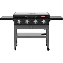 Coleman CO-550GG, Cookout 4-Burner Propane Gas Griddle with Lid, 50,000 BTU Flat Top Grill, 720 sq in Cooking Surface, Outdoor LP Griddle Station