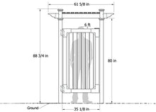 Zippity Outdoor Products ZP19009 Hampton Outdoor Shower Enclosure White