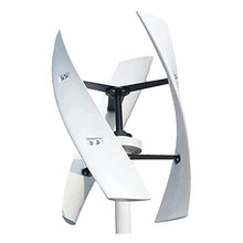 600W Vertical Axis Wind Turbine with Controller, 24V 48V 96V 120V 220V Low Wind Speed Start Wind Generator Free Power Energy Windmill for Home or Camping