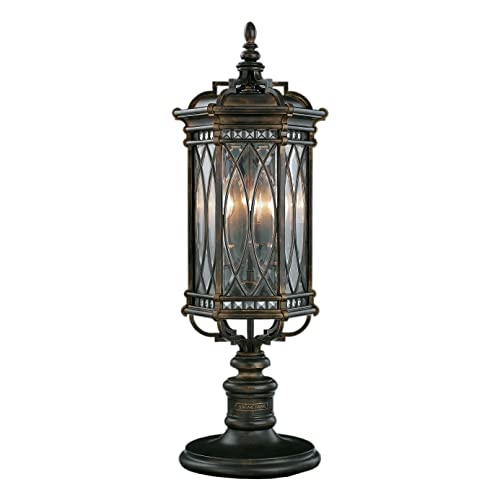 Fine Art Lamps Warwickshire Iron Patina Outdoor Post Light