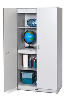 Jonti-Craft Rainbow Accents Storage Cabinet Gray