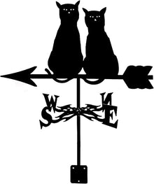 Weathervane Art Decor Stainless Steel Durable Weather Vane Wind Vane Measuring Tools Weathercock Wind Direction Indicator for Garden Patio Yard Ornament Decoration (Fivepointed Stars)