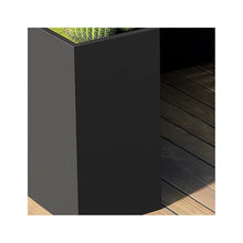 Jingzai202405 Planter Box with Bench Outdoor Bench Flower Box Trough Combination Pot Courtyard Landscape Bed Planting