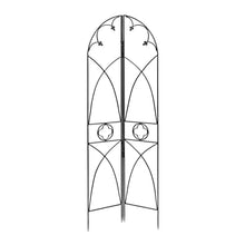 Achla Designs Wrought Iron Quatrefoil Garden Trellis