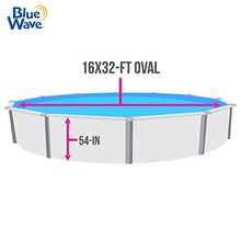 Blue Wave Sports Heavy Gauge Mangalore Mosaic Oval Unibead Pool Liner 16x32 FT Blue