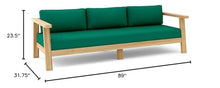 Anderson Teak Palermo Deep Seating Sofa