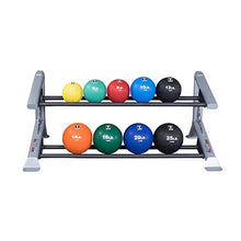 Body-Solid Pro Clubline 2-Tier Medicine Ball Rack Grey/Black