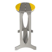 Bahia Verde Shoreline Surfboard Bar-Height Table, Cove Gray/Sunbeam Yellow