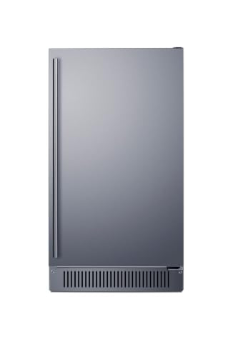 Summit 60 lbs. Clear Ice Maker, Outdoor, Stainless Steel- BIM182OSADA