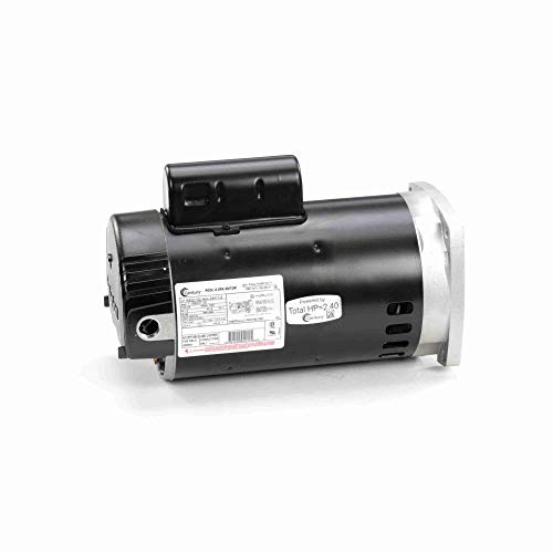 The Pool Supply Shop 1.5 HP Square Flange Full-Rated Pool and Spa Pump Motor Black