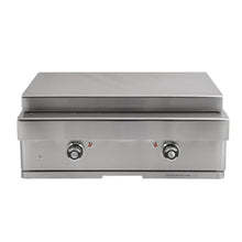 Turbo 32-inch 2-Burner Built-In Stainless Steel Teppanyaki Grill - Natural Gas