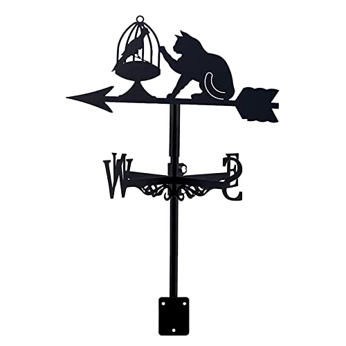 Weathervane for Roof Mount Weather Vane for Garden Stake Outdoor Kangaroo Weathercock Wind Direction Indicator with Anti-Rust Coating (Style 5) (Style 2)