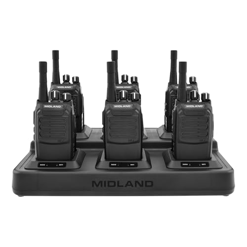 Midland BR200X6BGC 2W 16-Channel Portable Two-Way Radio Black