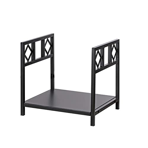 DJVHSRI Firewood Storage Rack Living Room Home Iron Wood Firewood Shelf Magazine Rack Firewood Storage Display Display Rack,