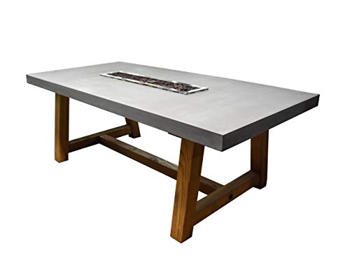 Fire Pit ELEMENTI Sonoma Dining Table, Propane Gas