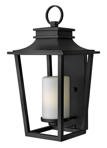 Hinkley Sullivan One Light Medium Outdoor Wall Mount, Black