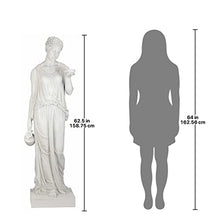 Design Toscano Hebe Greek Woman Garden Statue 62" Antique Stone