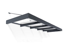Palram - Canopia Sophia XL 5000 15' x 5' Door/Window Awning, Gray/Clear