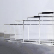 PuLaif Acrylic Square Tube 410mm Length for Garden Supplies Multiple Sizes(80x80x4mm)(120x120x4mm)