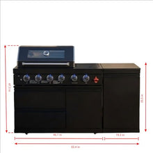 65" Modular Outdoor Kitchen Island,4-Burner 72,000 BTU Stainless Steel Propane Grill with Side Burner,Infrared Burner,Storage Cabinets,and Granite Countertop.Gas Grill for Backyard & Patio BBQ.