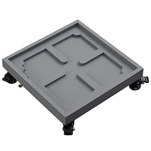 SDVantage Square Plant Caddy Plant Dolly Planter Caddies with Locking Wheels,Heavy Duty Plant Dolly Saucer for Moving Potted Planter,Rolling Planter Trolley Tray Coaster,Grey-36Cm