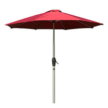Parasol Umbrella Last Longer Outdoor Table Umbrella, 9ft Big Enough but Very Light Protective Cover, Weather-Resistant Aluminum Pole for Picnics