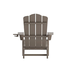 Taylor & Logan Nellis Adirondack Chair Set of 4 Weather Resistant HDPE Brown