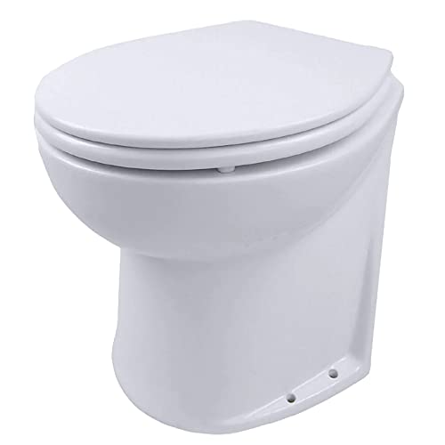 Jabsco Deluxe Flush Toilet 14" Slanted Pump 12 Volt