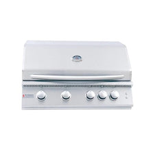 RCS Premier Series 32-Inch 4-Burner Built-In Propane Gas Grill With Rear Infrared Burner & Grill Lights - RJC32ALLP