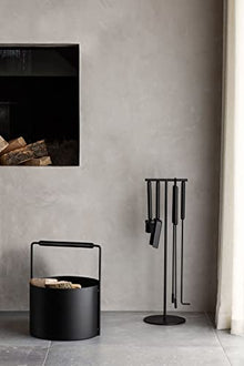 blomus ASHI Firewood Basket - Black