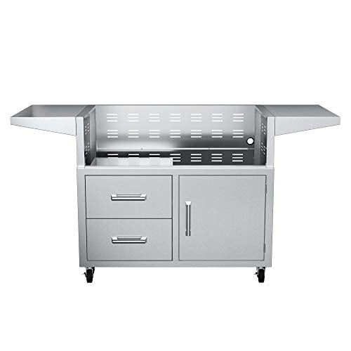 EdgeStar GRL420CART 42" Cart with Door and Drawer Combo for GRL420 Series Grills - Stainless Steel