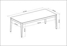 Amazonia 9-Piece Rectangular Dining Set White Eucalyptus Wood