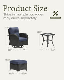 LayinSun 5 Pieces Outdoor Patio Furniture Set