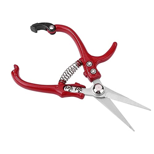 MVNOIRE Labor-saving Garden Scissors With Safety Buckle Stainless Steel Spring Fruit Tree Pruning Shears Bonsai Grafting Pruners