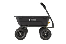 Gorilla Carts Dump Garden Cart, 7 Cu Ft,1200 lb Capacity, No-Flat Tires